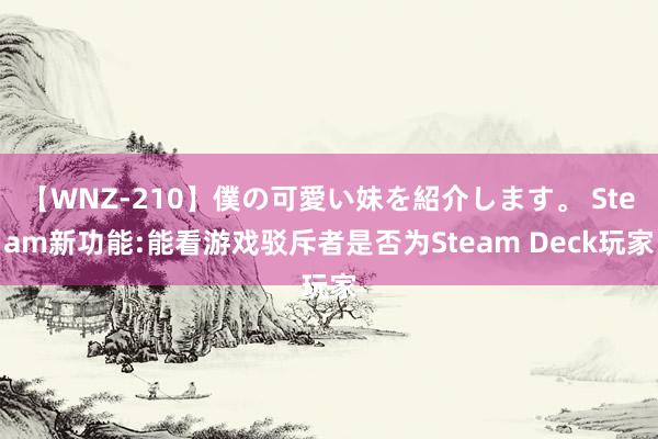 【WNZ-210】僕の可愛い妹を紹介します。 Steam新功能:能看游戏驳斥者是否为Steam Deck玩家